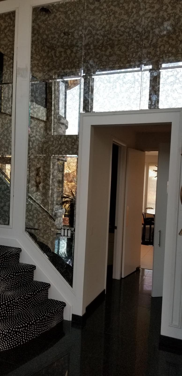 antique mirror wall, different angle